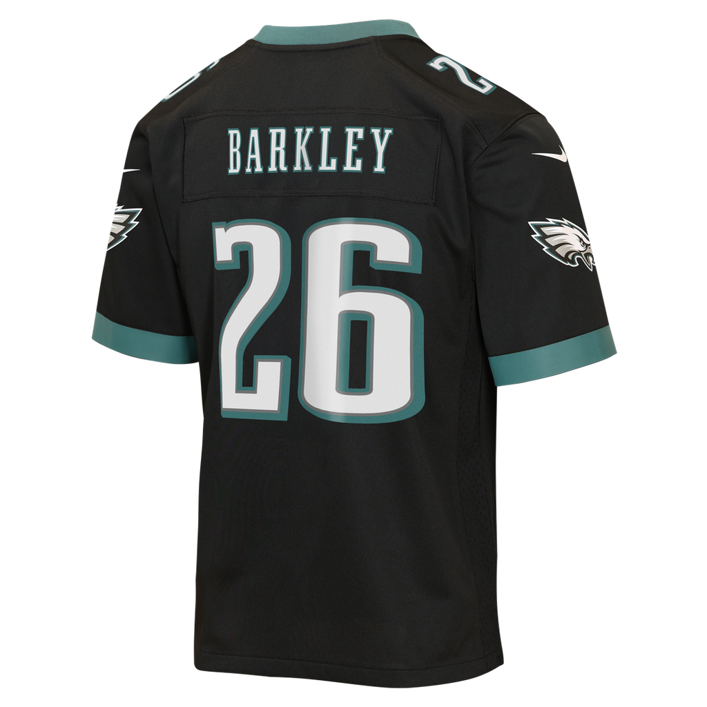 Saquon Barkley Philadelphia Eagles Nike Youth Alternate Game Jersey - Black