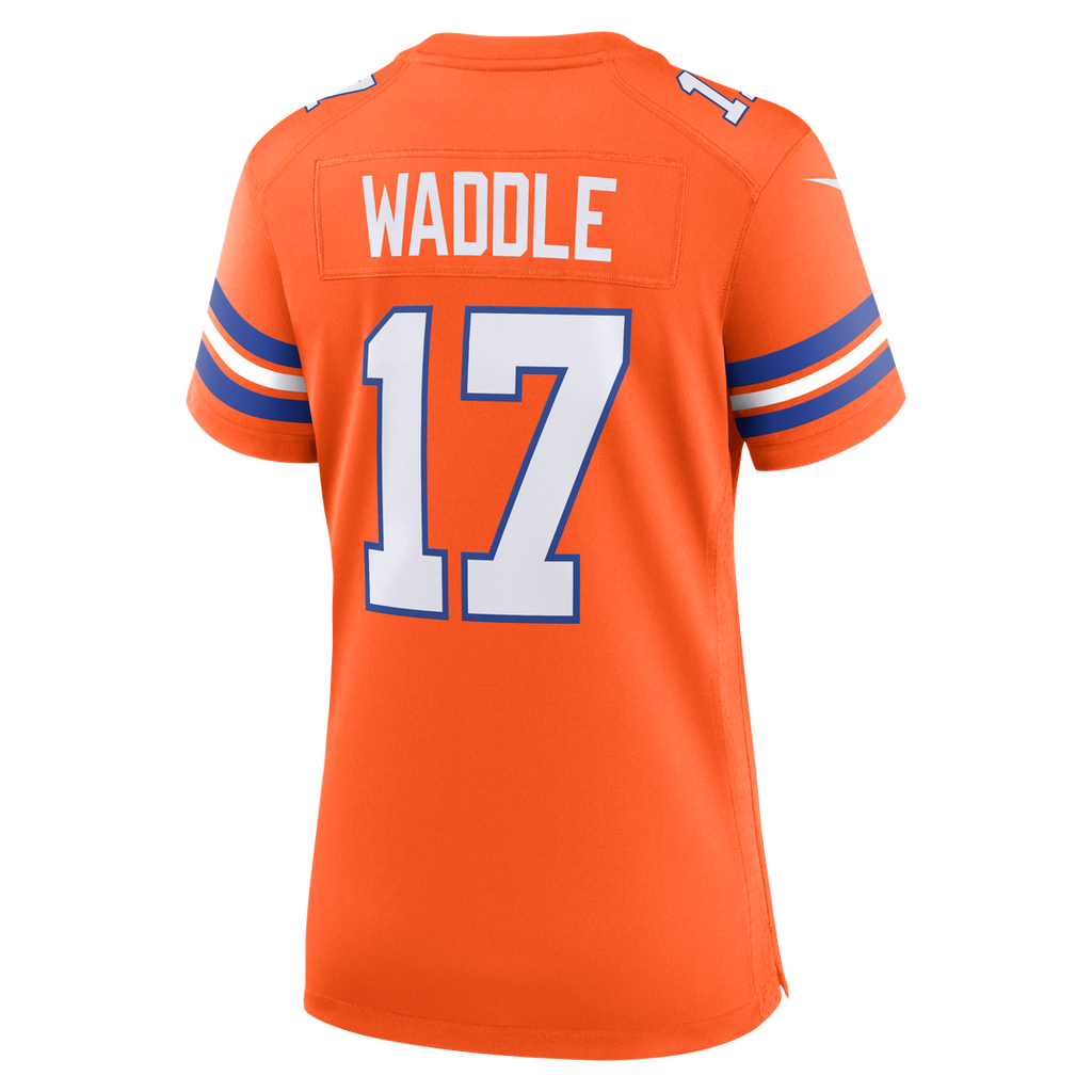 Jaylen Waddle Denver Broncos Nike Women's Mile High Collection 1977 Throwback Game Jersey -  Orange