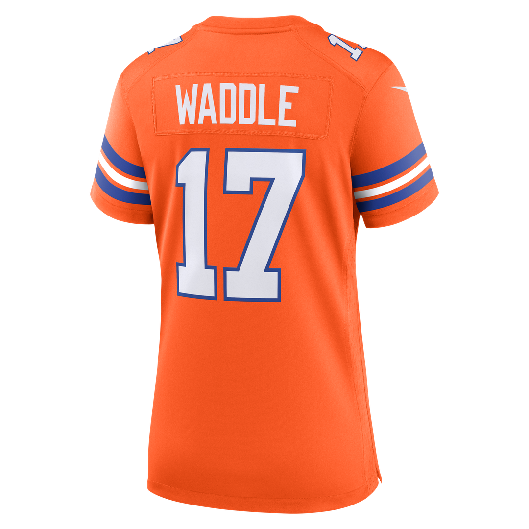 Jaylen Waddle Denver Broncos Nike Women's Mile High Collection 1977 Throwback Game Jersey -  Orange