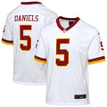 Jayden Daniels Washington Commanders Nike Youth Game Super Bowl Era Jersey - White