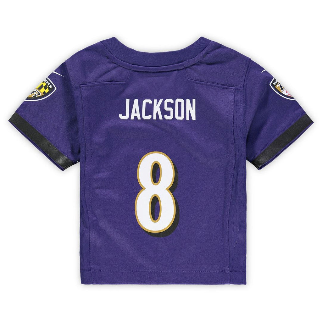 Lamar Jackson Baltimore Ravens Nike Infant Team  Player Game Jersey - Purple