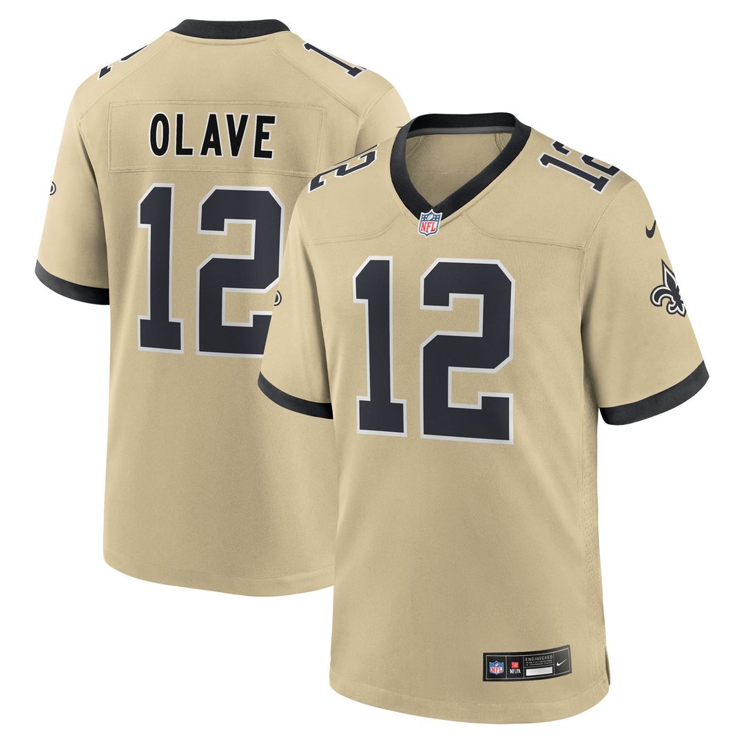 Chris Olave New Orleans Saints Nike Youth Game Jersey - White