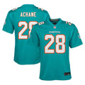 De’Von Achane Miami Dolphins Nike Youth Game Jersey - Aqua