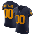 Green Bay Packers Nike Alternate Vapor F.U.S.E. Elite Custom Jersey - Navy