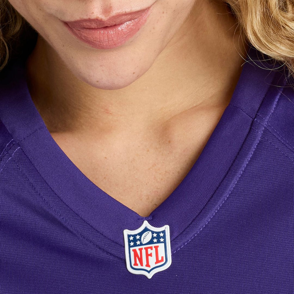 Justice Hill Baltimore Ravens Nike Women's Game Jersey - Purple