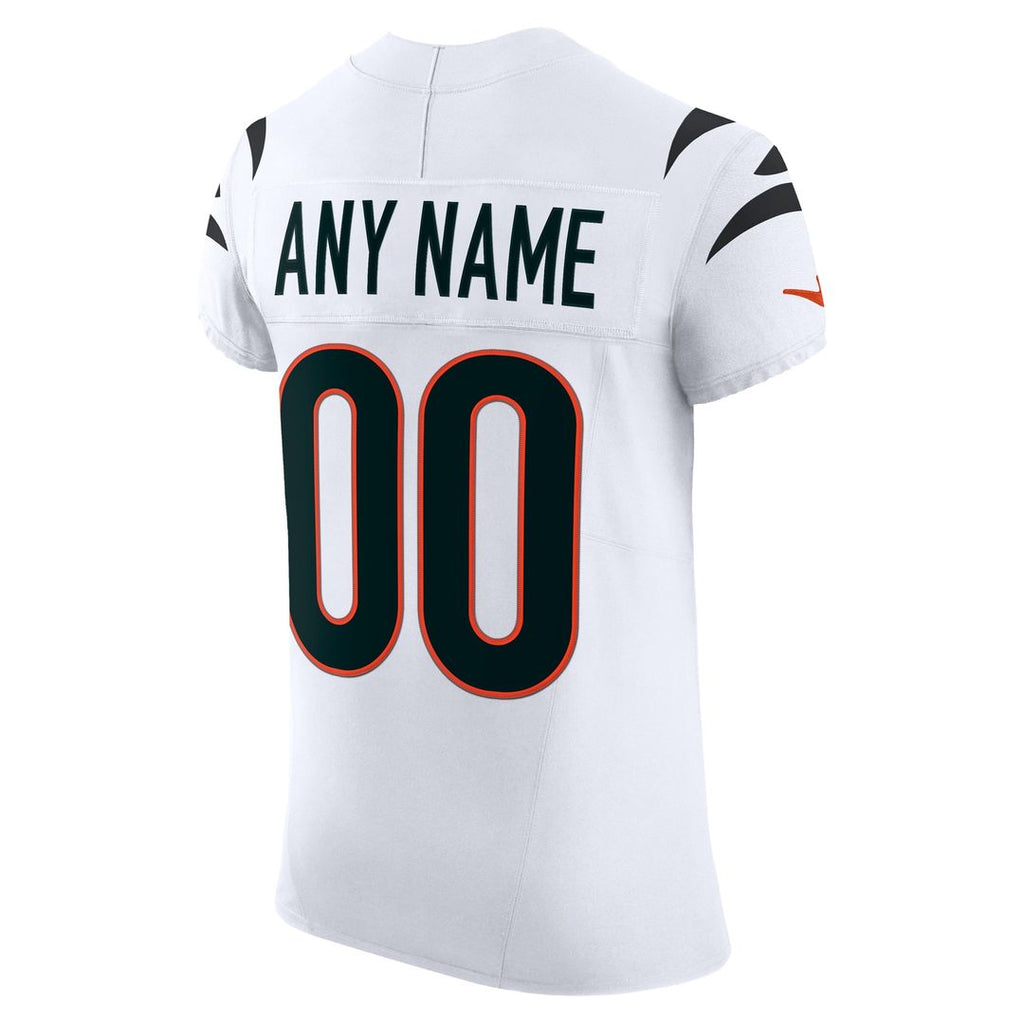 Cincinnati Bengals Nike Vapor F.U.S.E. Elite Custom Jersey - White