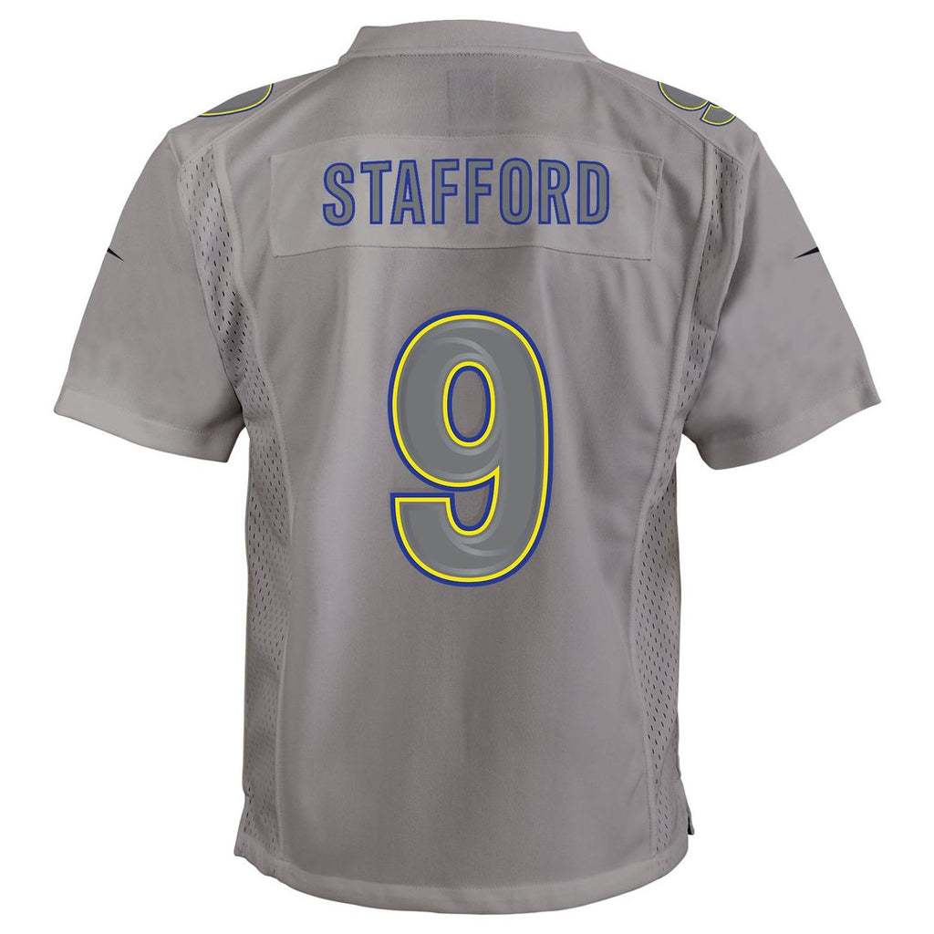 Matthew Stafford Los Angeles Rams Nike Youth Atmosphere Game Jersey - Gray