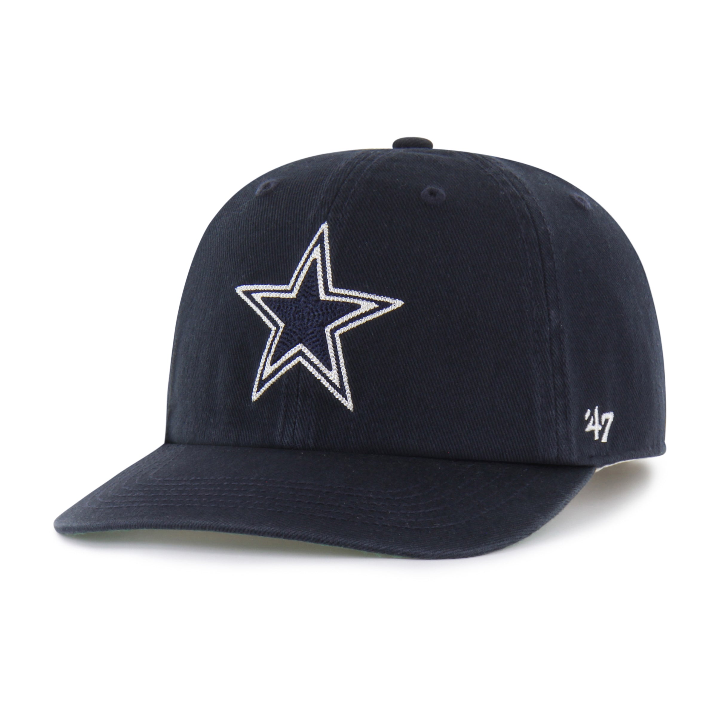 DALLAS COWBOYS CHAIN SIDE STITCH '47 CLEAN UP FLAT BRIM