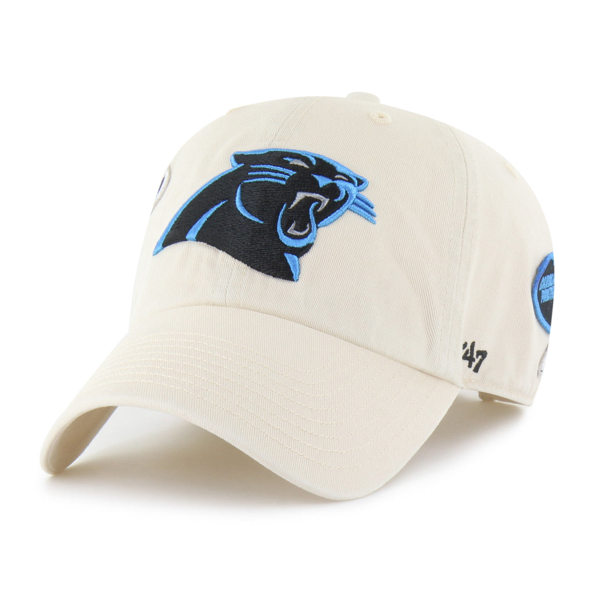CAROLINA PANTHERS BADGES '47 CLEAN UP
