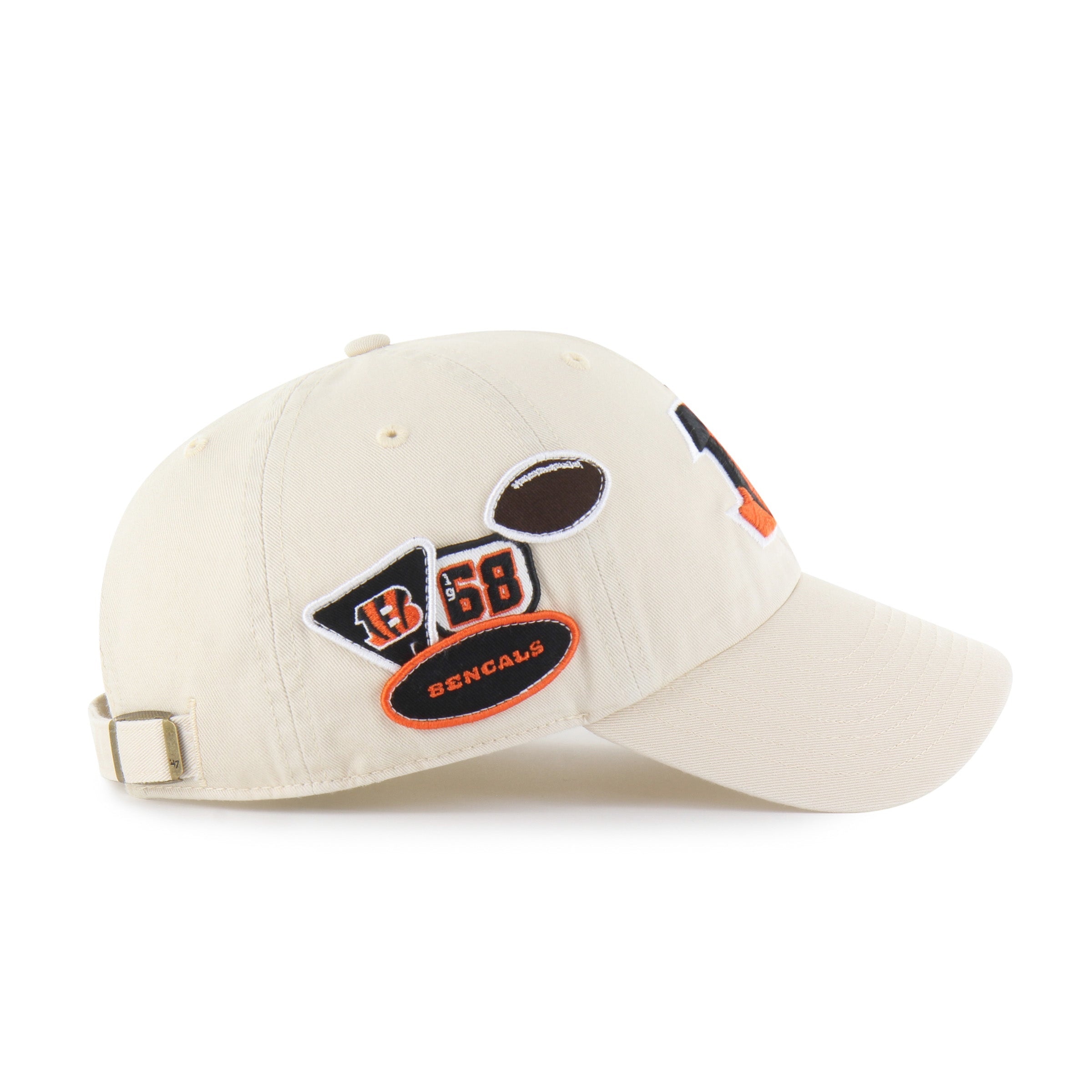 CINCINNATI BENGALS BADGES '47 CLEAN UP