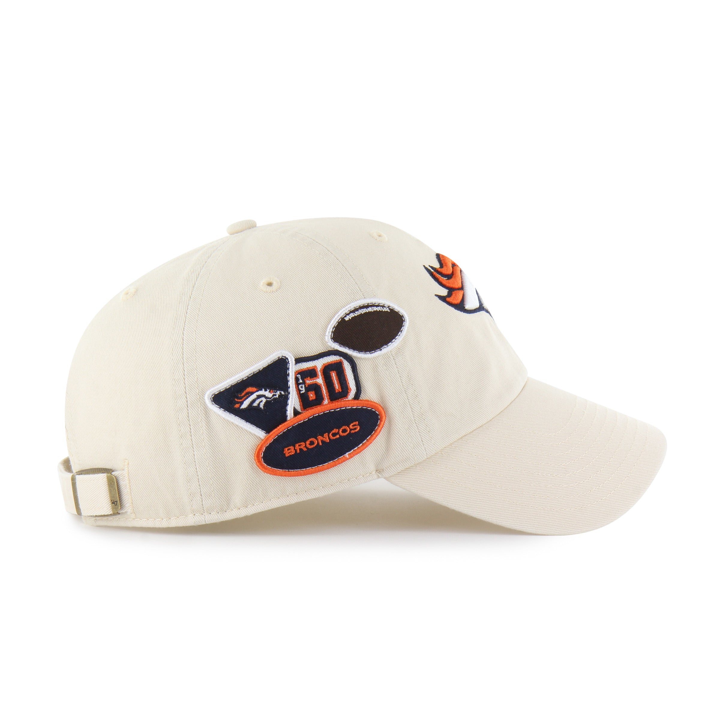 DENVER BRONCOS BADGES '47 CLEAN UP