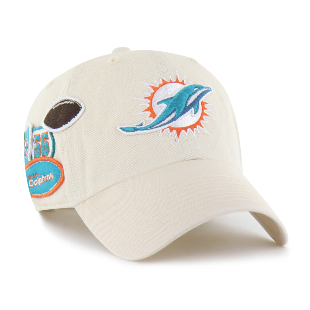 MIAMI DOLPHINS BADGES '47 CLEAN UP