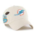 MIAMI DOLPHINS BADGES '47 CLEAN UP