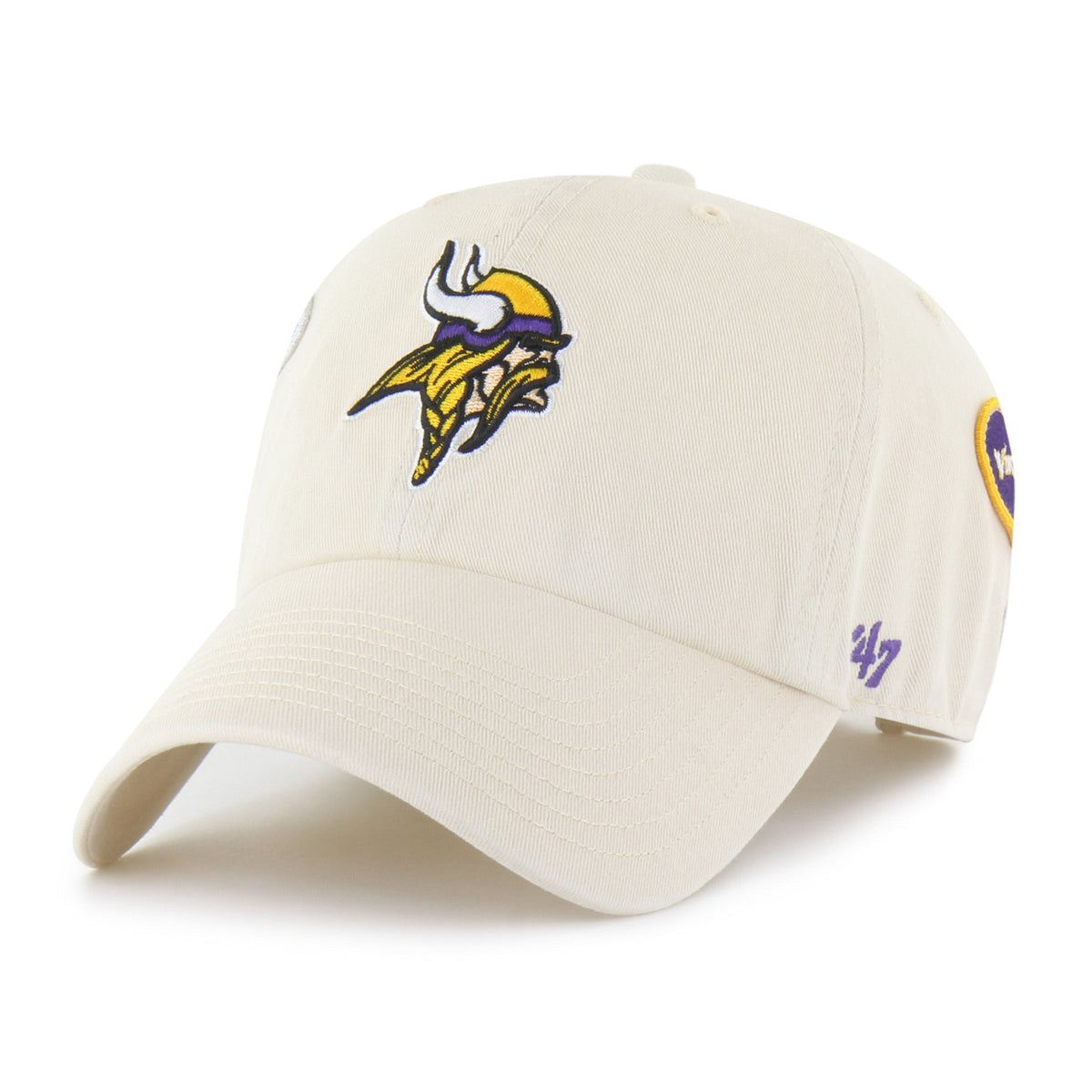 MINNESOTA VIKINGS BADGES '47 CLEAN UP