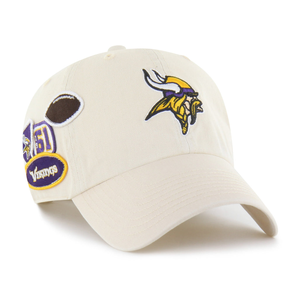 MINNESOTA VIKINGS BADGES '47 CLEAN UP
