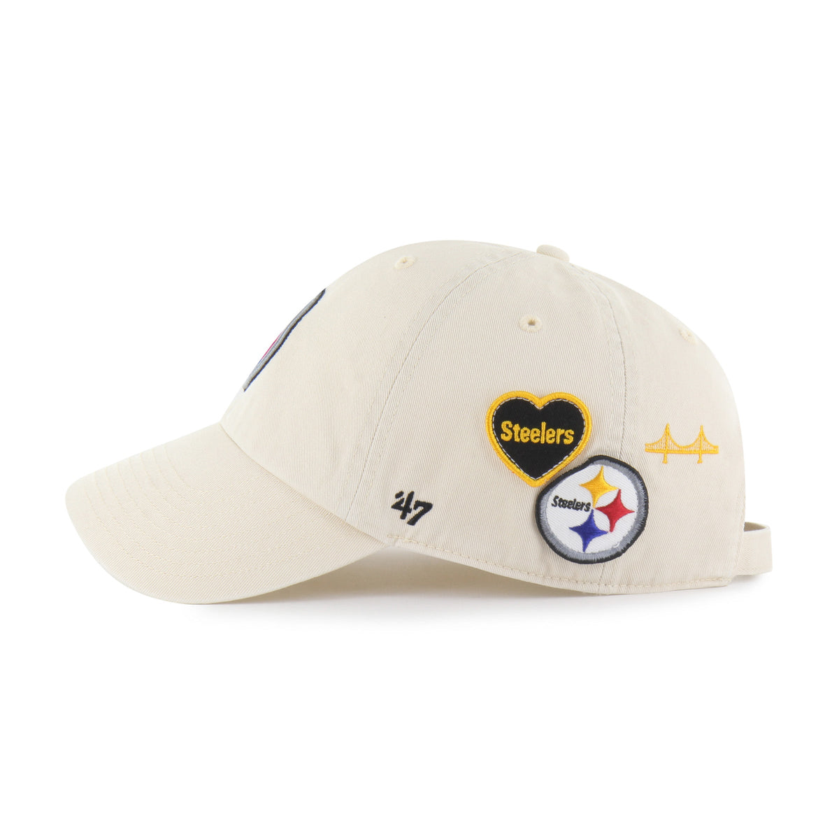 PITTSBURGH STEELERS BADGES '47 CLEAN UP