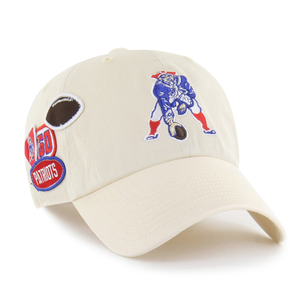 NEW ENGLAND PATRIOTS HISTORIC BADGES '47 CLEAN UP