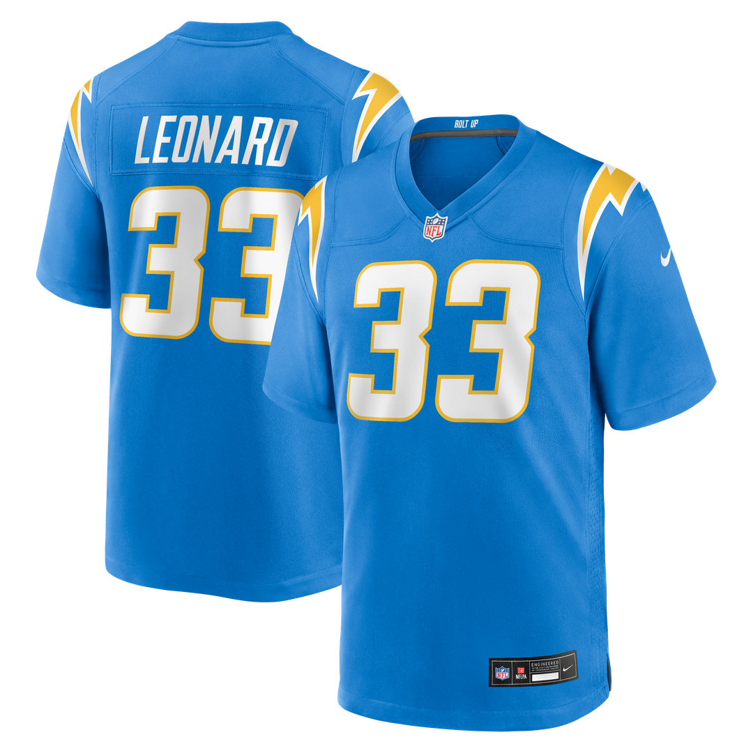 Deane Leonard Los Angeles Chargers Nike Game Player Jersey - Powder Blue