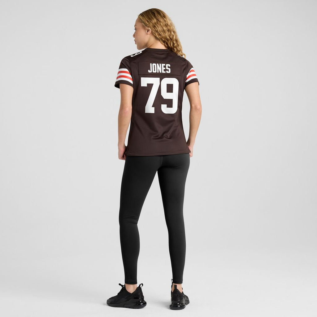 Dawand Jones Cleveland Browns Nike Women's Team Game Jersey -  Brown