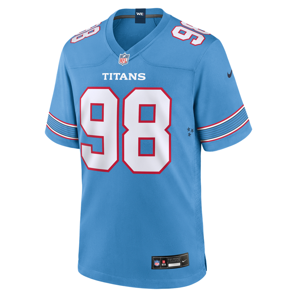 Jeffery Simmons Tennessee Titans Nike Game Jersey - White