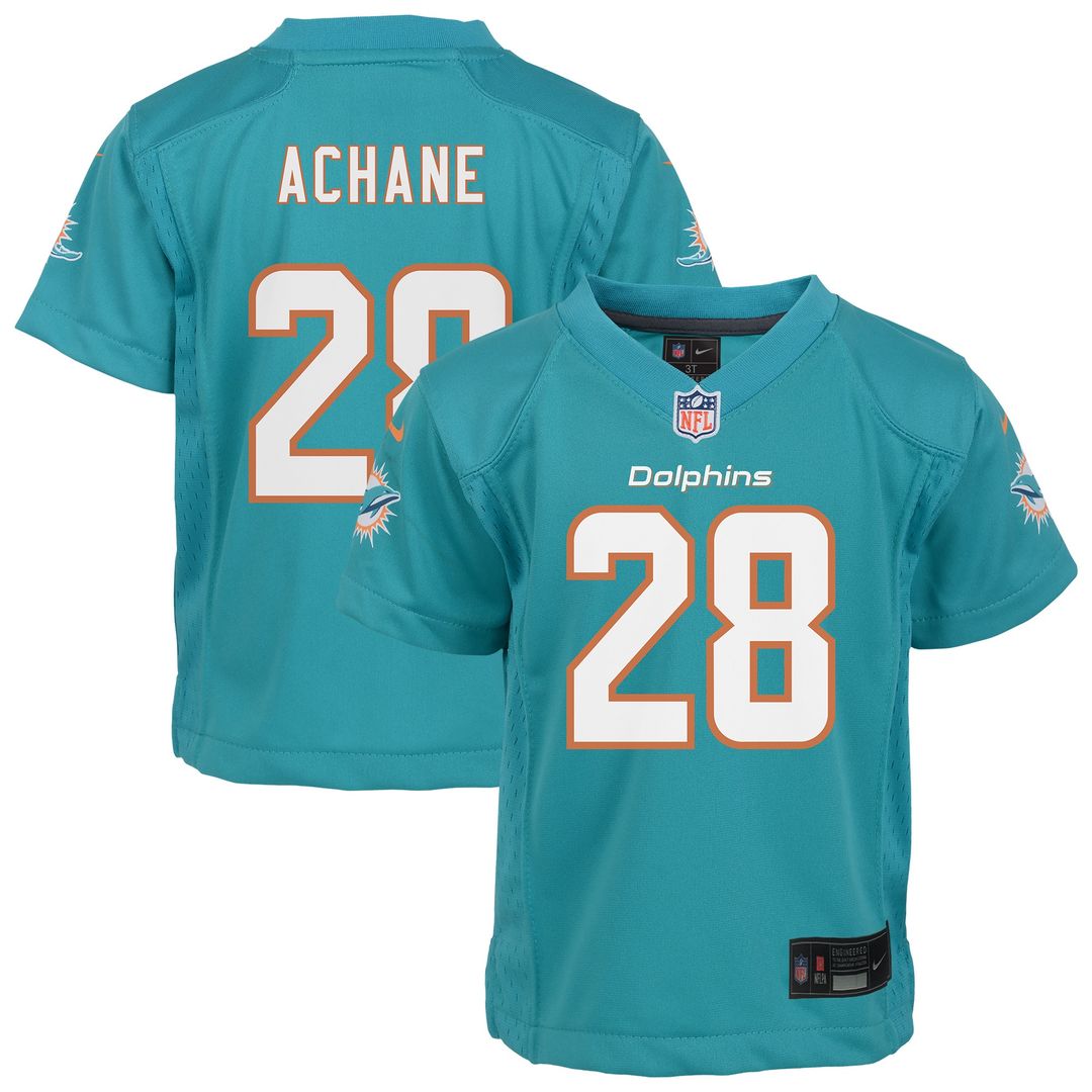 De’Von Achane Miami Dolphins Nike Preschool Team Game Jersey - Aqua