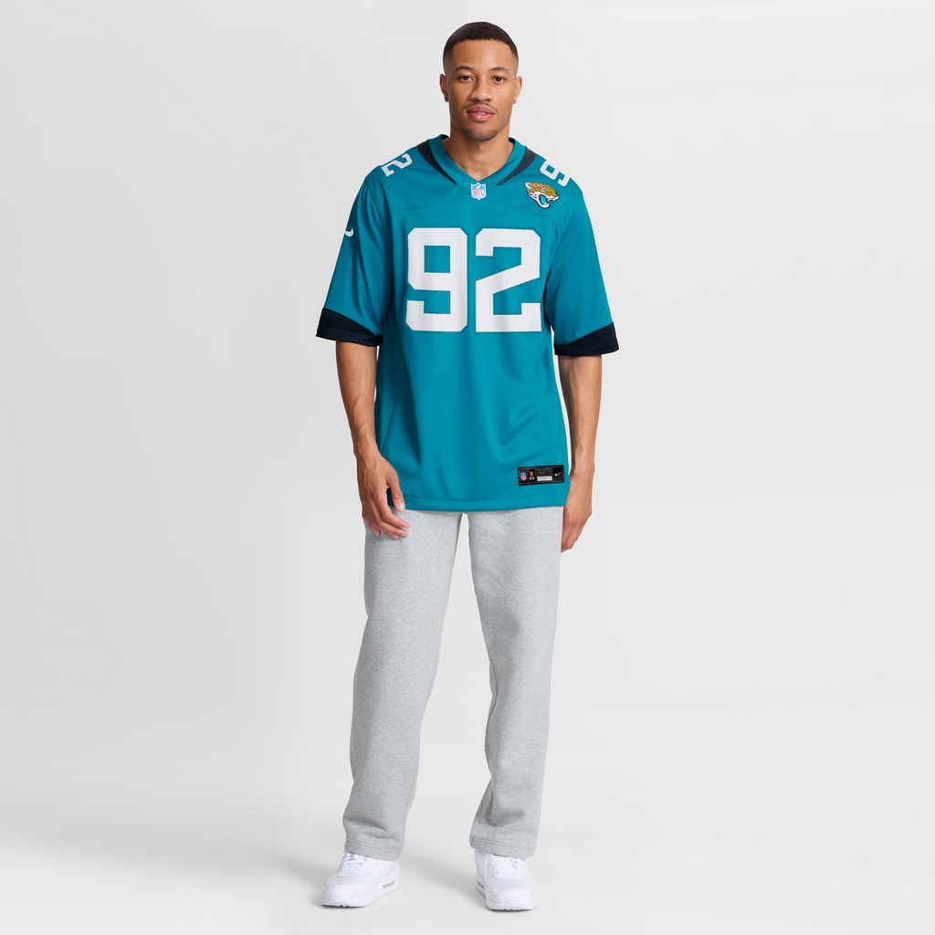 Danny Striggow Jacksonville Jaguars Nike Team Game Jersey -  Teal
