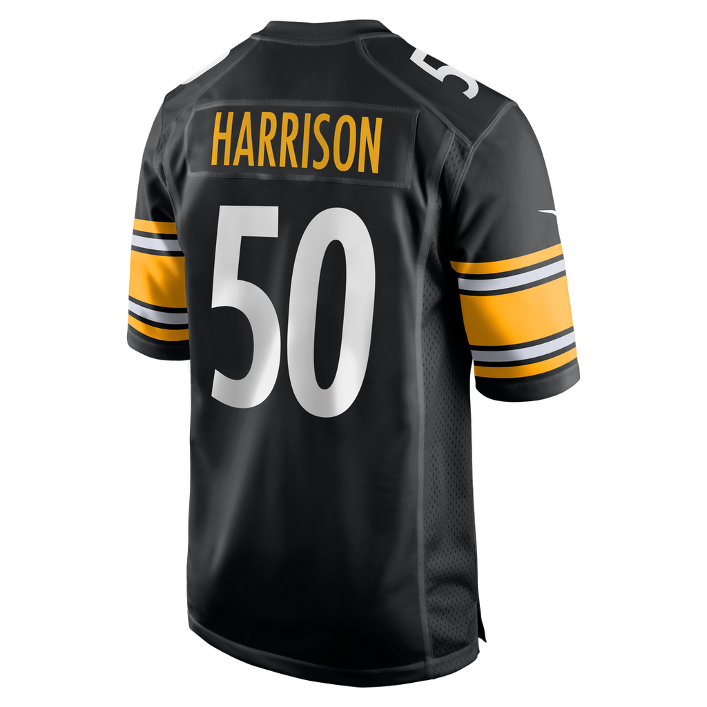 Malik Harrison Pittsburgh Steelers Nike Team Game Jersey -  Black