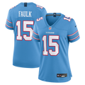 Keldric Faulk Tennessee Titans Nike Women's Team Game Jersey - Light Blue