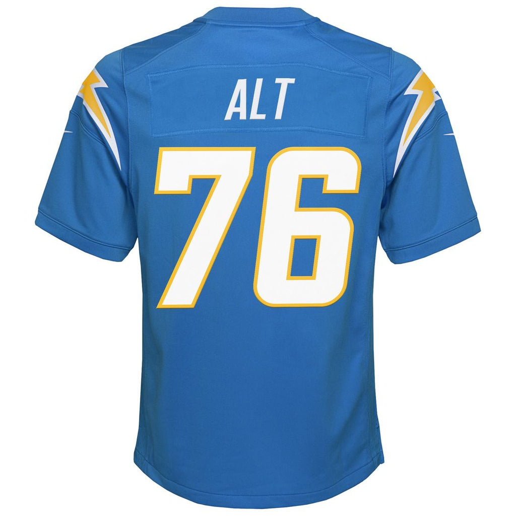Joe Alt Los Angeles Chargers Nike Youth Game Jersey - Powder Blue