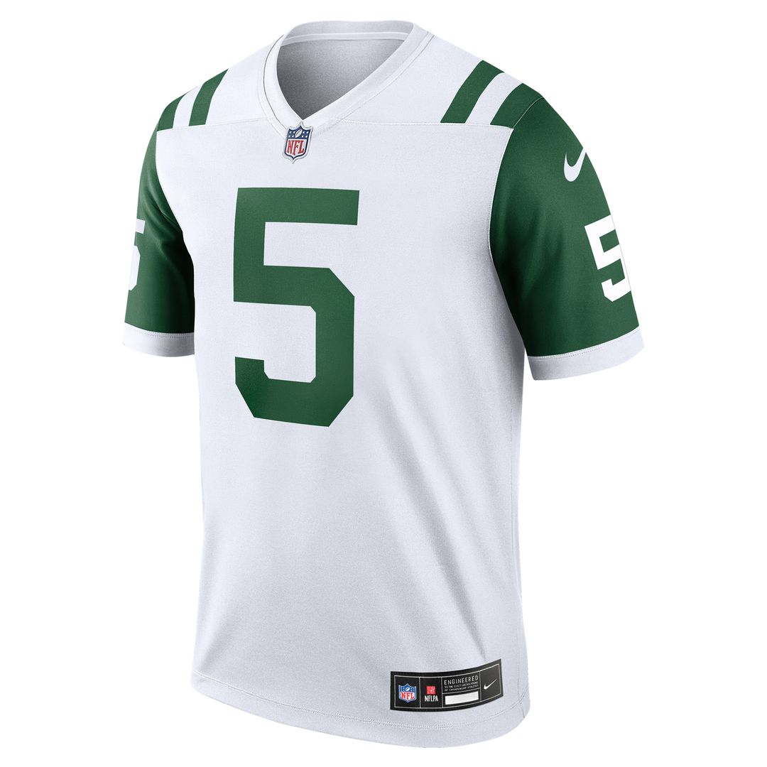 Garrett Wilson New York Jets Nike Legend Player Performance Top - Black