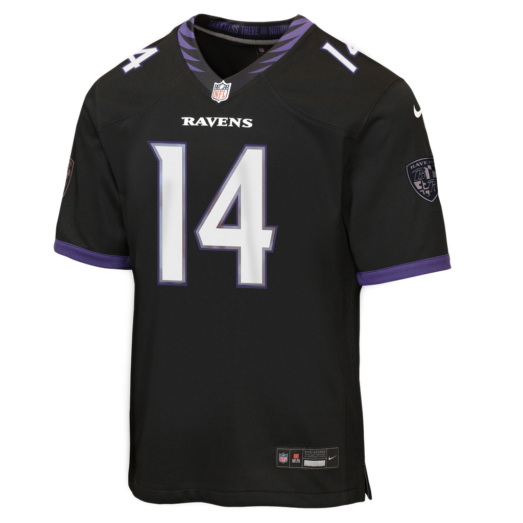Kyle Hamilton Baltimore Ravens Nike Youth Alternate Game Jersey - Black