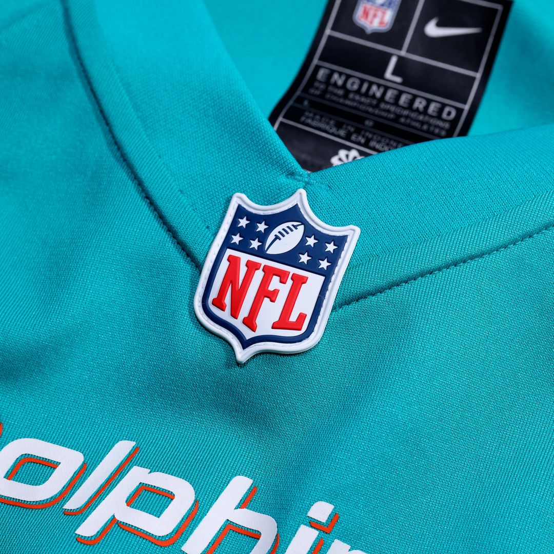 Bob Griese Miami Dolphins Nike Game Retired Player Jersey - Aqua