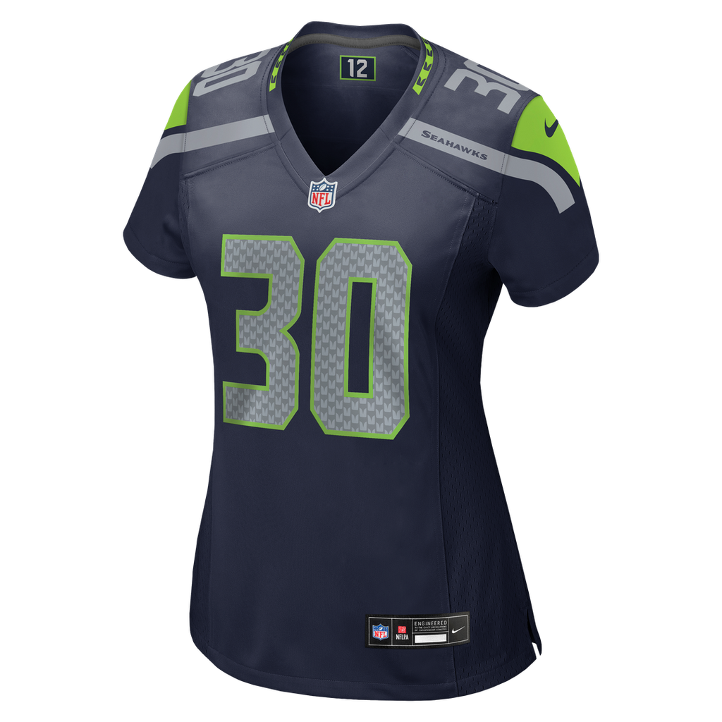 Cam Akers Seattle Seahawks Nike Women's Team Game Jersey -  College Navy