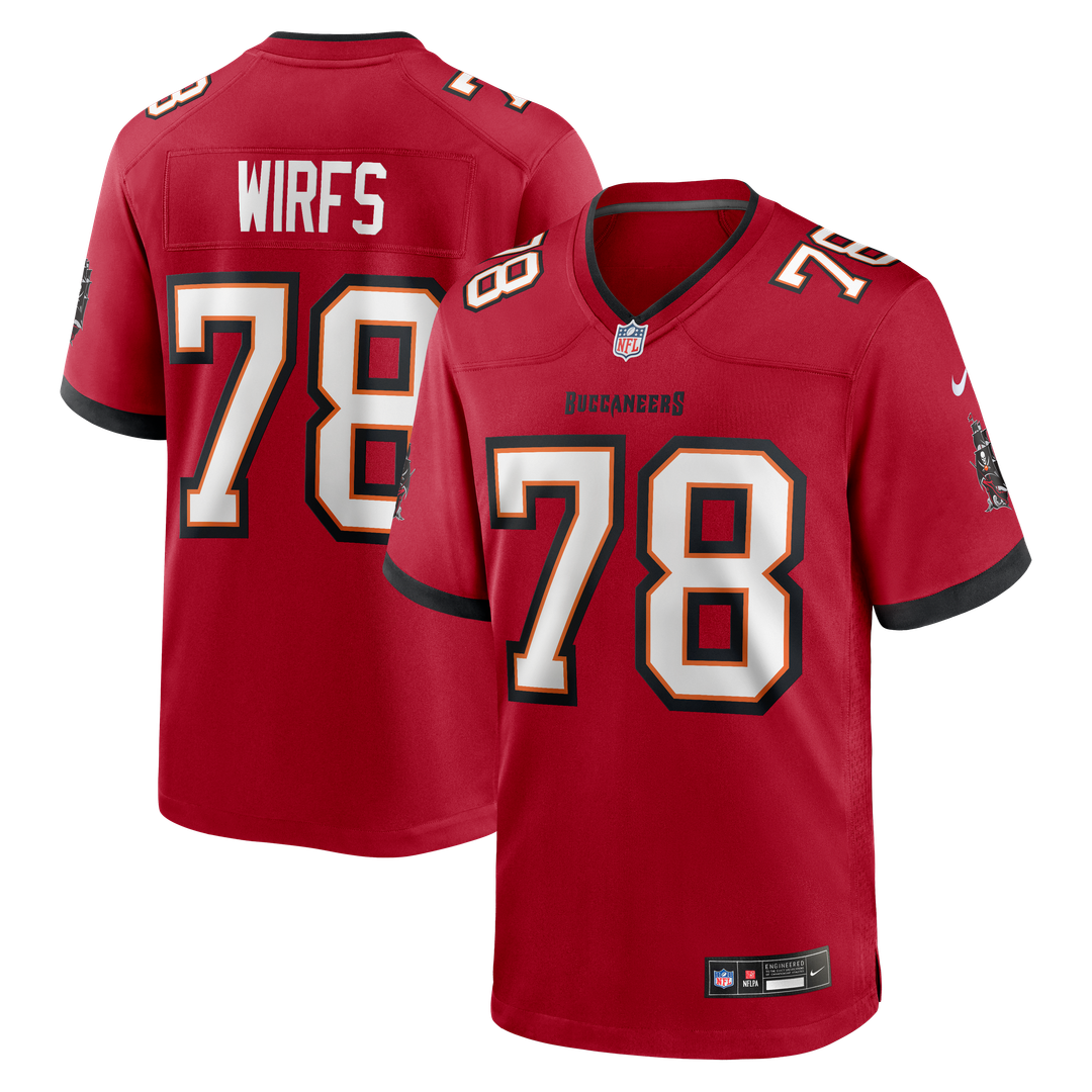 Tristan Wirfs Tampa Bay Buccaneers Nike Alternate Game Jersey - Orange