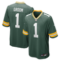 Number 1 Groom Green Bay Packers Nike Game Jersey - Green