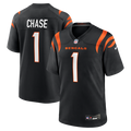 Ja'Marr Chase Cincinnati Bengals Nike Game Jersey - Black
