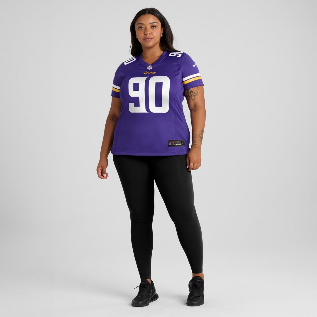 Tyrion Ingram-Dawkins Minnesota Vikings Nike Women's Team Game Jersey -  Purple