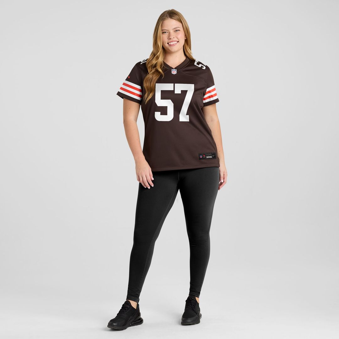 Clay Matthews Cleveland Browns Nike Women's Game Retired Player Jersey - Brown