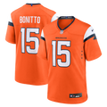 Nik Bonitto Denver Broncos Nike Team Game Jersey -  Orange