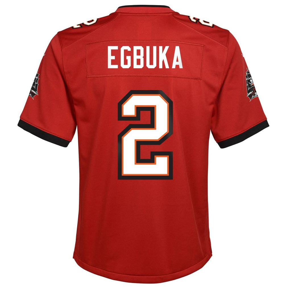 Emeka Egbuka Tampa Bay Buccaneers Nike Youth Team Game Jersey - Orange