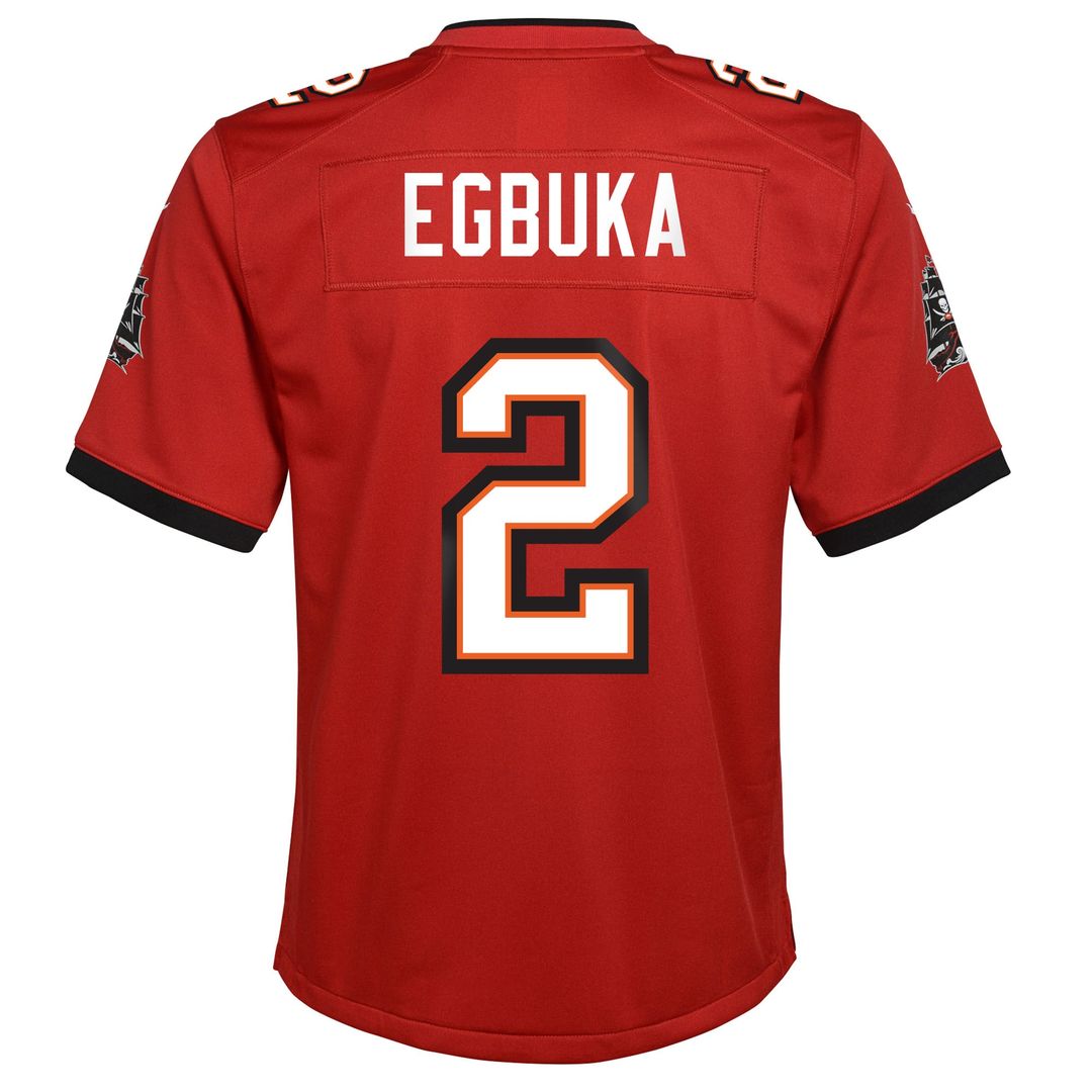 Emeka Egbuka Tampa Bay Buccaneers Nike Youth White Game Jersey - White