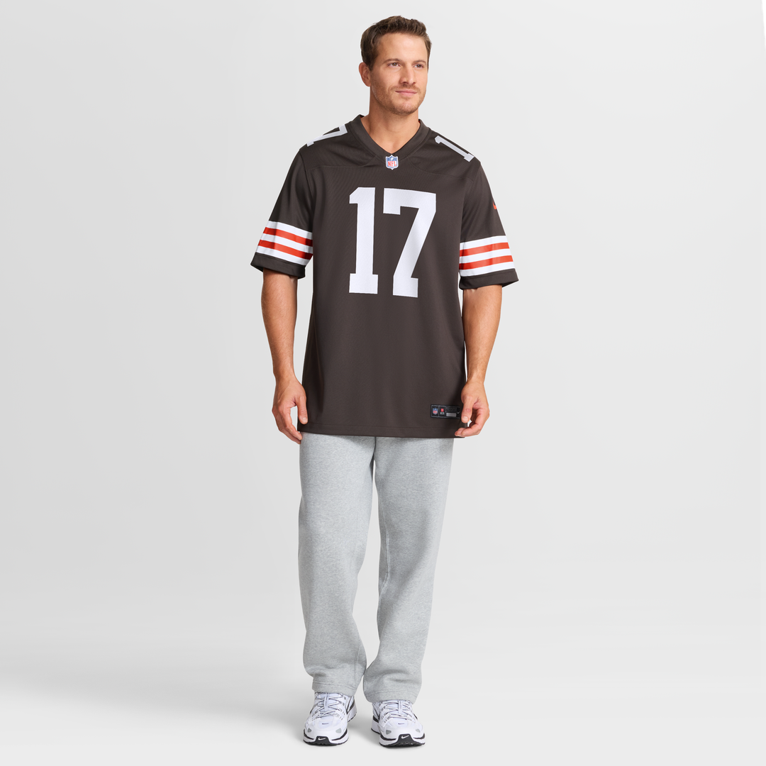 Jerome Baker Cleveland Browns Nike Team Game Jersey -  Brown