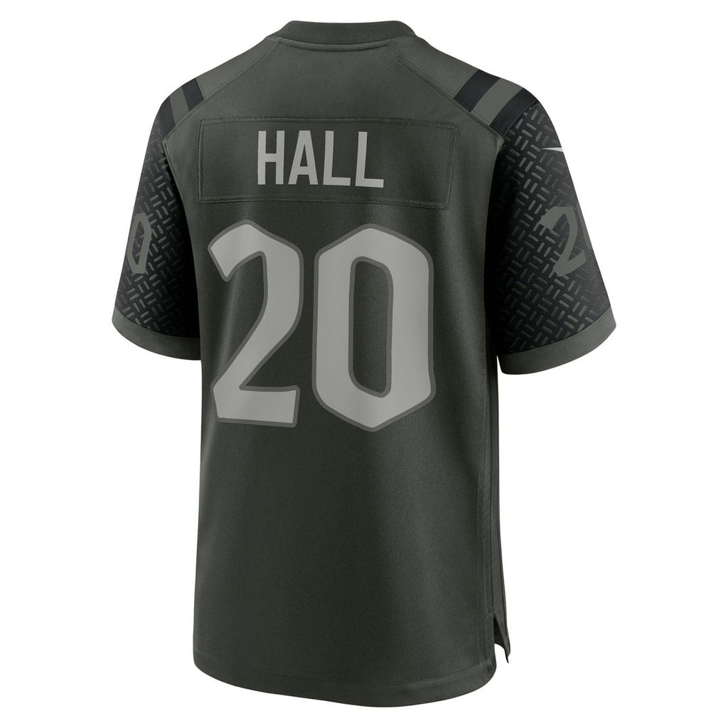 Breece Hall New York Jets Nike 2025 Rivalries Collection Game Jersey - Gotham Green