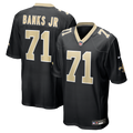 Kelvin Banks Jr. New Orleans Saints Nike Game Player Jersey - Black