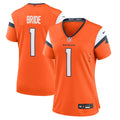 Number 1 Bride Denver Broncos Nike Women's Game Jersey - Orange
