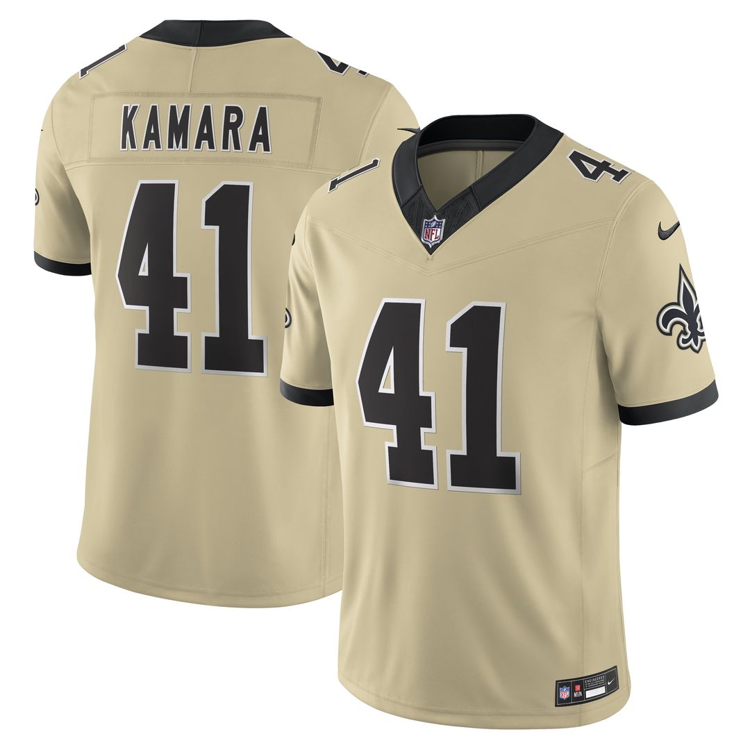 Alvin Kamara New Orleans Saints Nike Alternate Vapor F.U.S.E. Limited Jersey - White