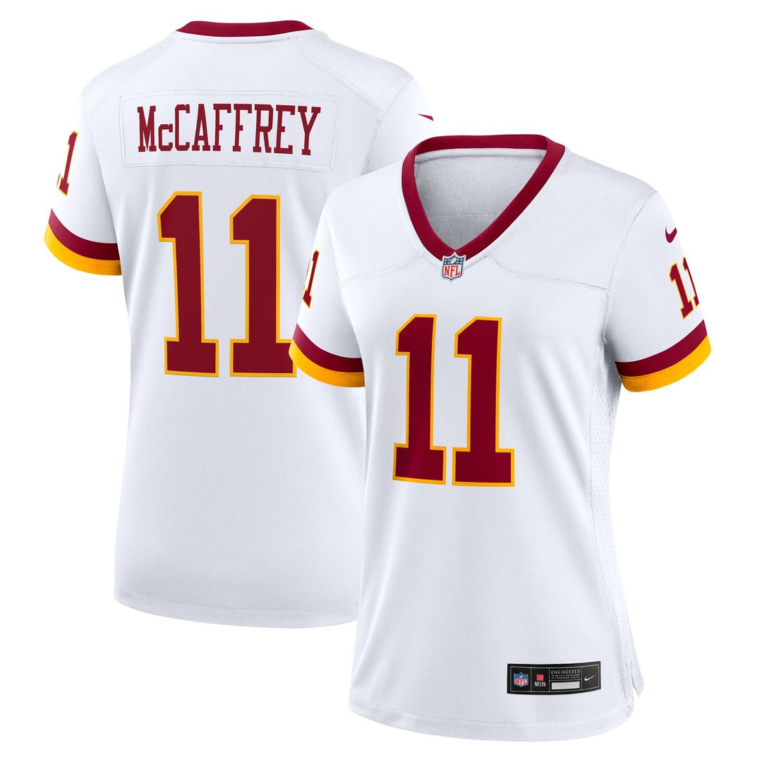 Luke McCaffrey Washington Commanders Nike Women's Hail Raiser Alternate Game Jersey - Black
