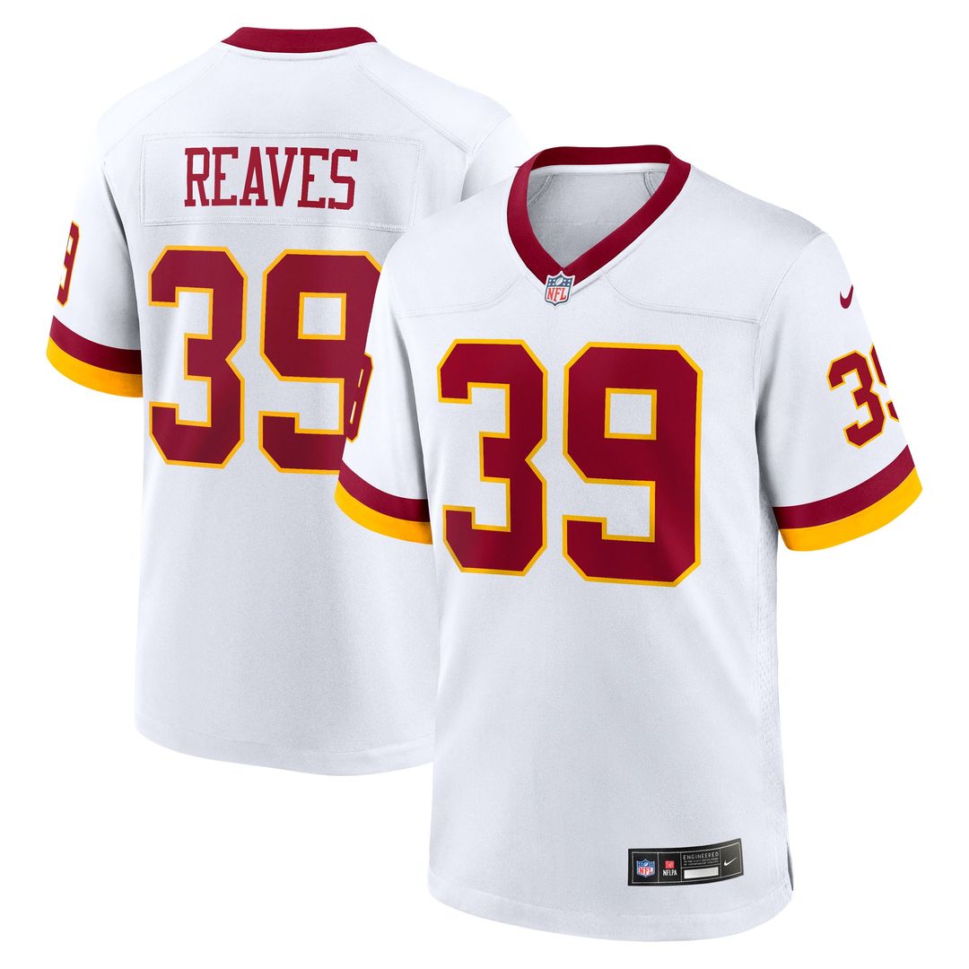 Jeremy Reaves Washington Commanders Nike Game Jersey - Burgundy
