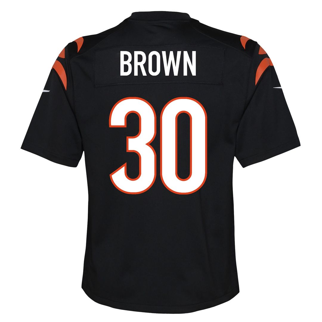 Chase Brown Cincinnati Bengals Nike Youth Youth - Black