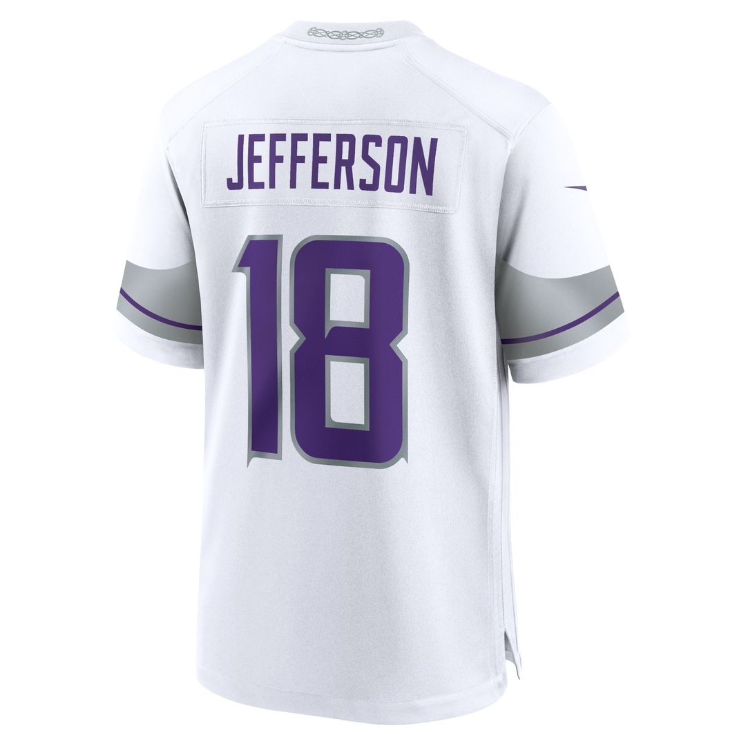 Justin Jefferson Minnesota Vikings Nike Youth Game Jersey - Purple